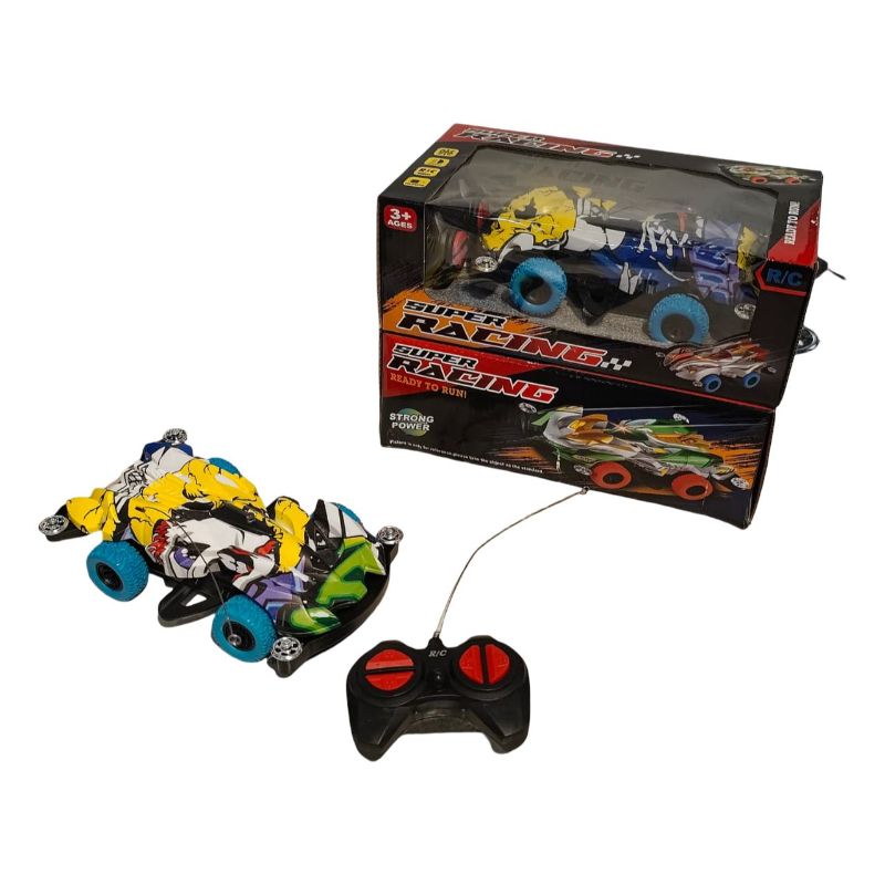 (666-81) 4 Way R/C Car Set W/Light W/Out5*Aa W