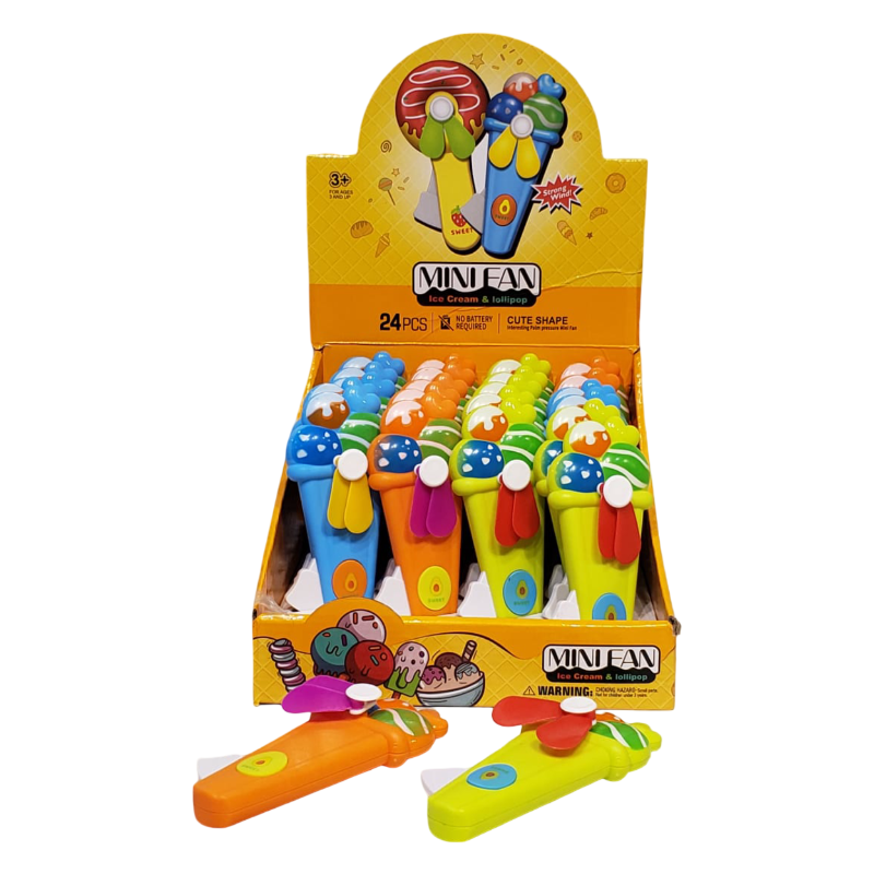 (JH-11) Lollipop Shaped Mini Hand Fan.