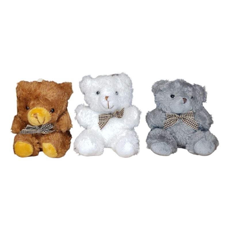 (Bear-KeyChain) Bear 10cm Keychain 3 Color