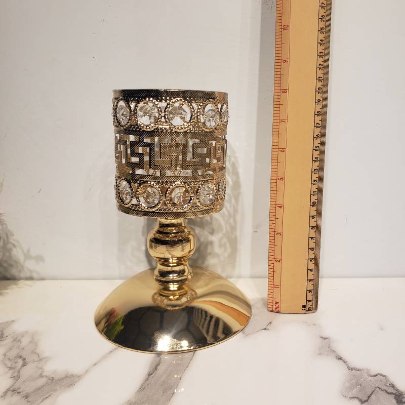 (TPM-659) Golden Versace Candle Stand