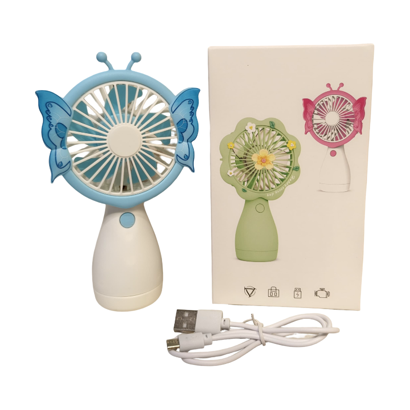 (ZB096B) Fan W/Usb, 3 Color, P.Bx