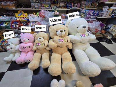 (BearLoveHeart-120) Teddy Bear Love Heart 120Cm 4Ft