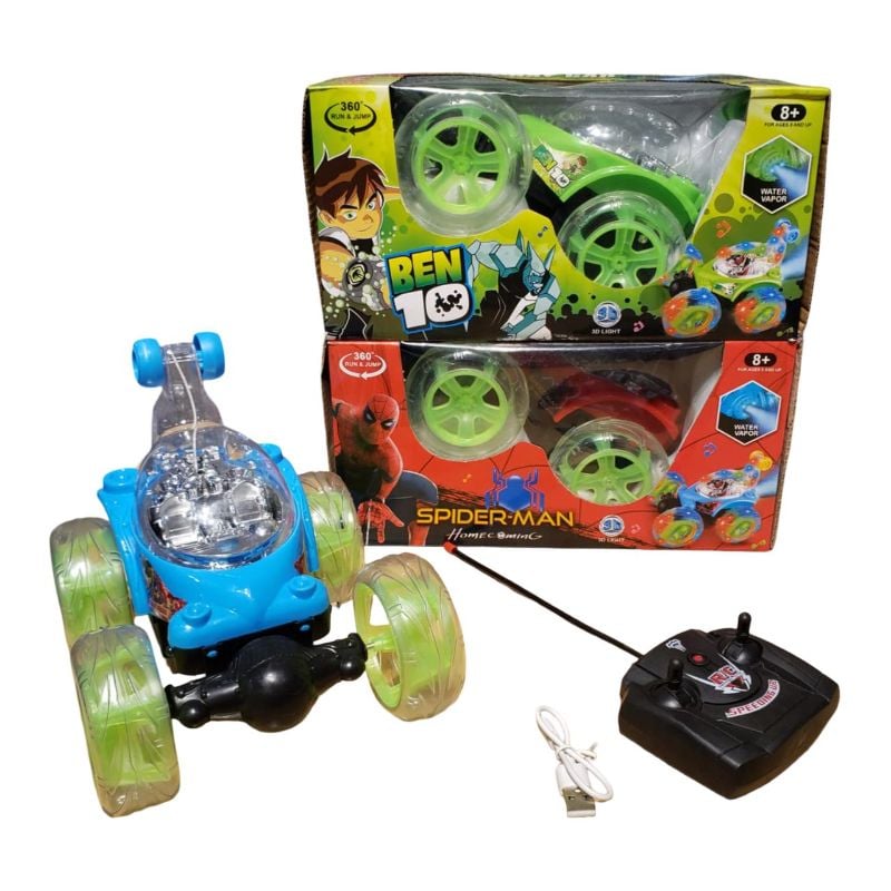 (9802M-13) R/C Stunt Car With Smoke 9802M-13