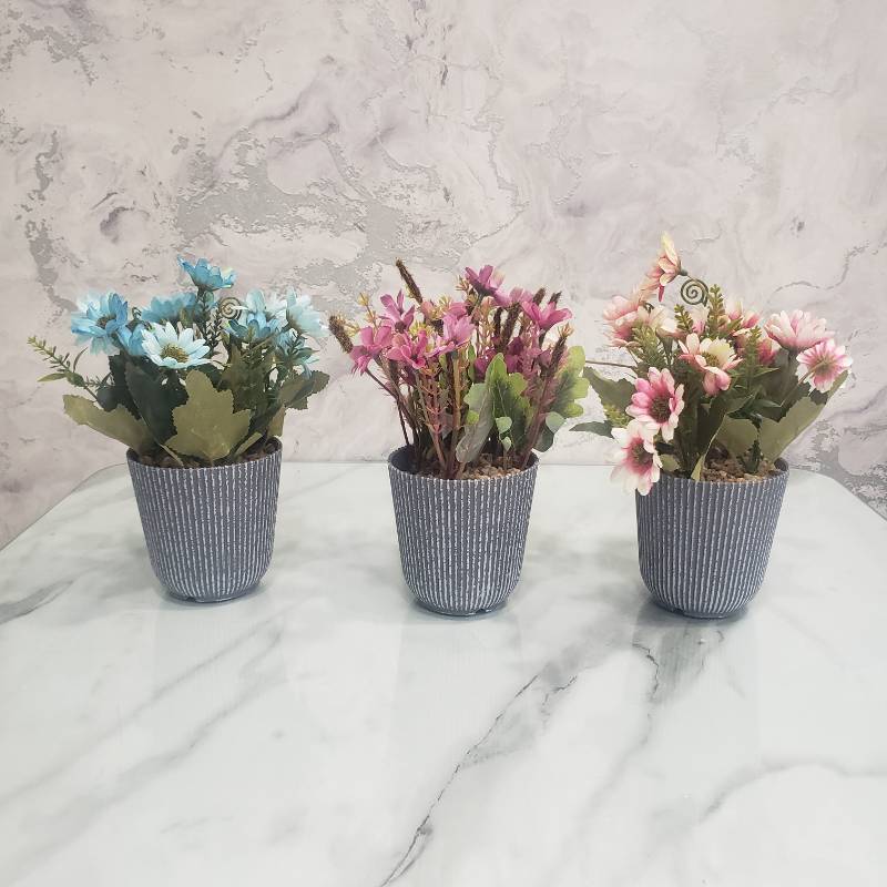 (TPM-600) PVC Grey Pot S