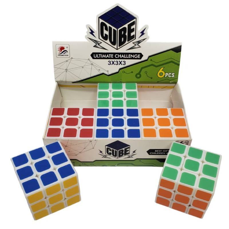 (NO604) Game Rubic Cubes 6 Pcs Box