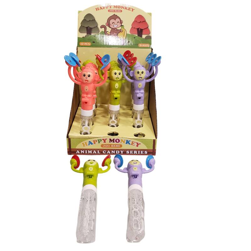 (222) Clap Monkey With Bubbles