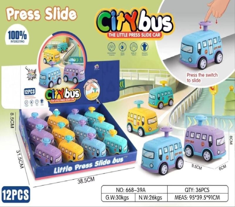 (668-39A) Press Slide Bus 12Pcs/Db