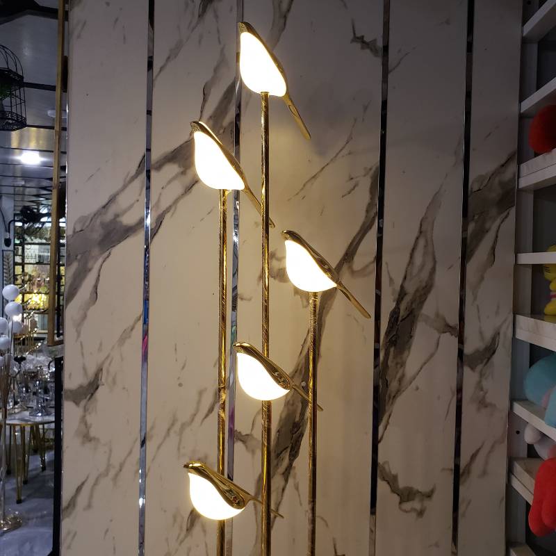 (TPM-845) BIRDS LARGE LAMP