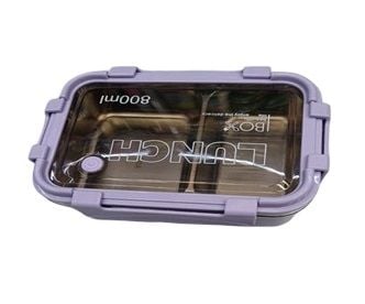 (4-YC48) 800Ml Stainless Steel Lunch Box,304,yc48