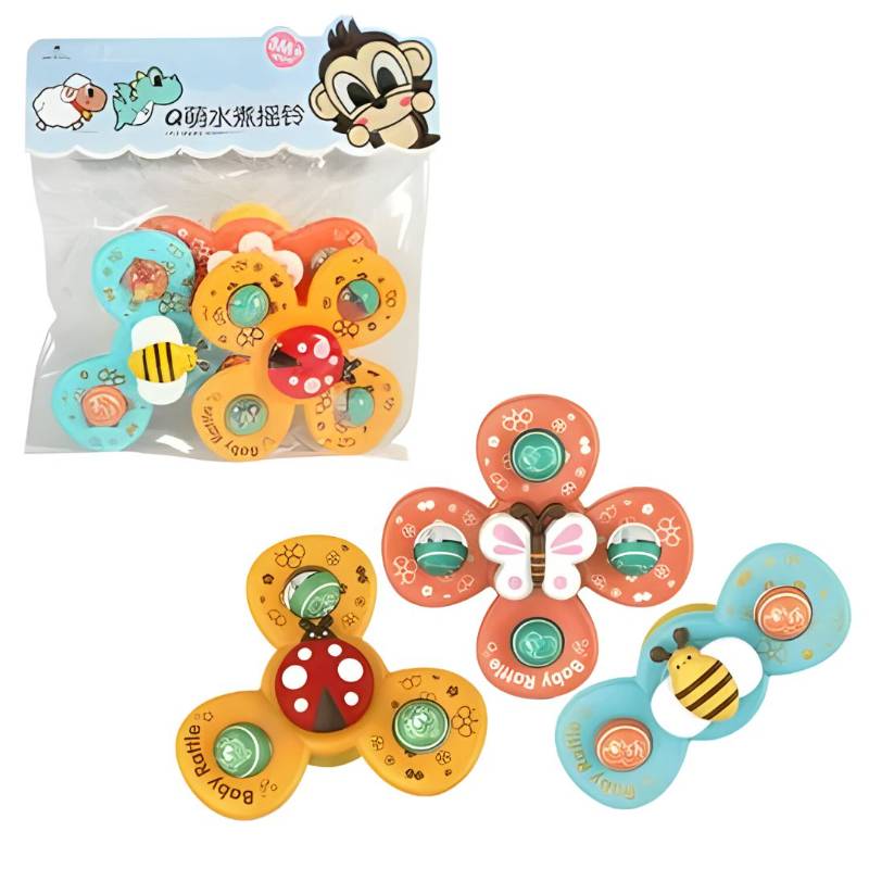 (3209) Baby Rattle,3Pcs/Pvch
