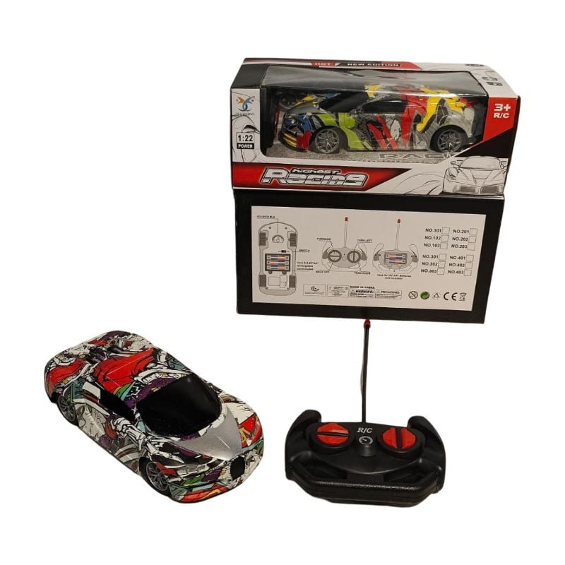 (301-6) 1:24 R/C Car,4 Function W/Out Charger