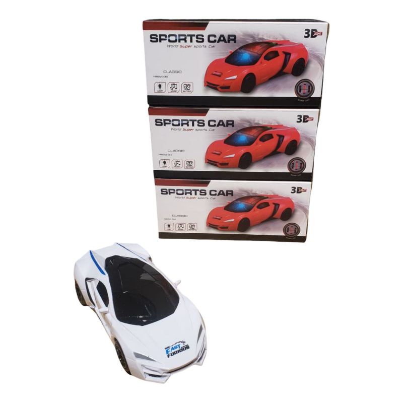 (HY-018) 3D Lightening Car With L/S