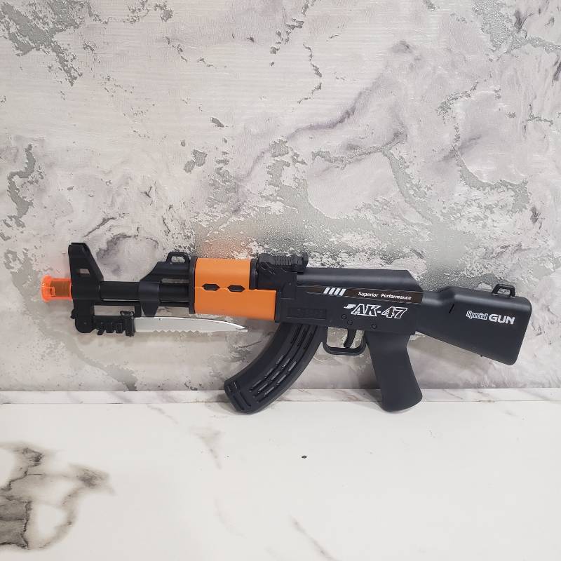 (8655) Ak 47 music gun with lights