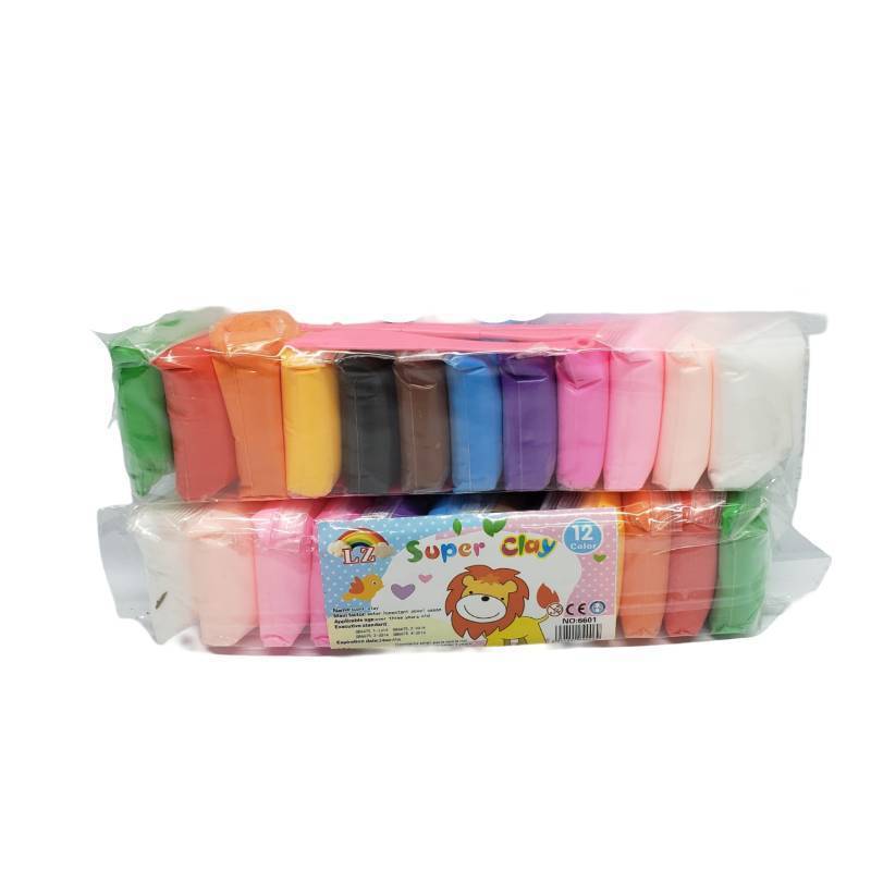 (1111) Super Clay 12 Pieces