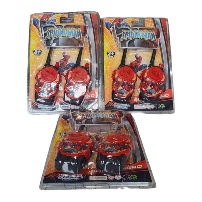 (2290-6) Spiderman Wakie Talkie,D.B.Card))