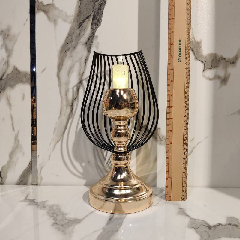 (TPM-977) Modern Series Candle Stand 14 W/O Candle
