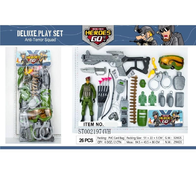 (88858) Military Police Set,Pvch