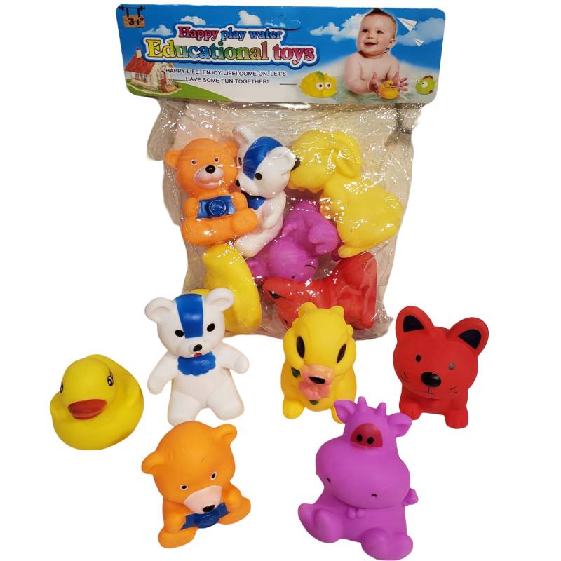 (YLB558-24) PVC Animal Educational Toys 6 Pcs.