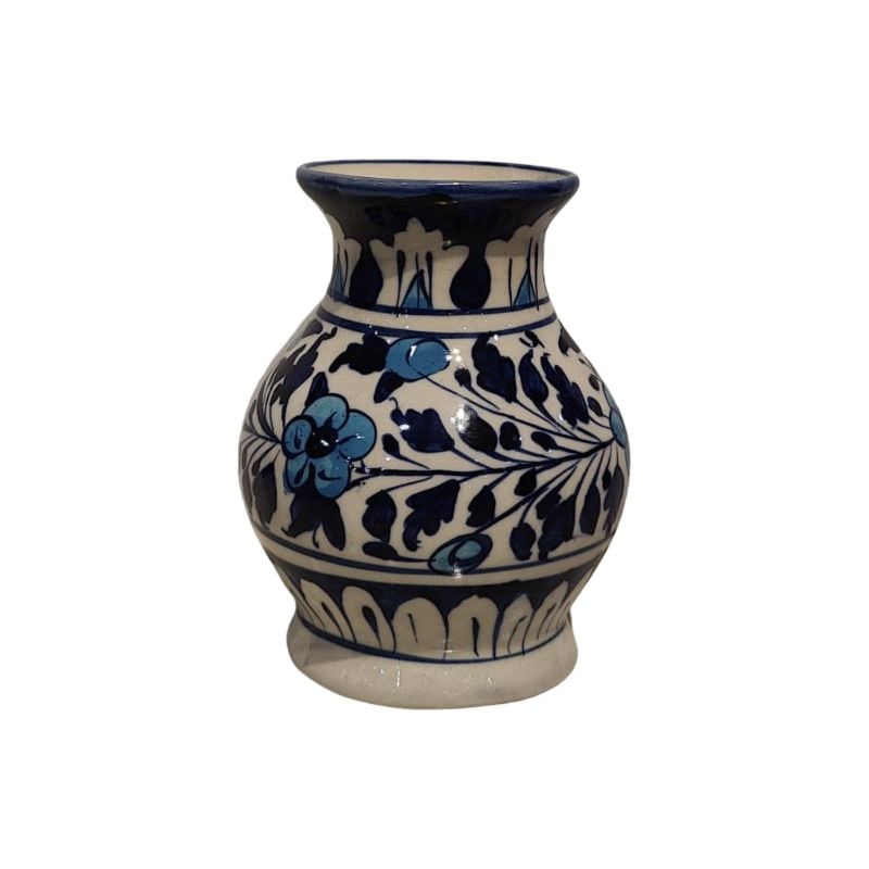 (TPM-MM-005-C) Blue Pottery Jug Vase 3