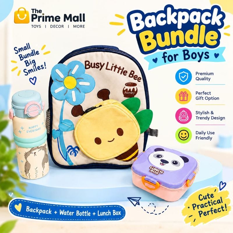 BagPack For Boys Bundle