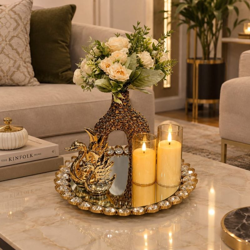 Golden Luxury Table Decor Set