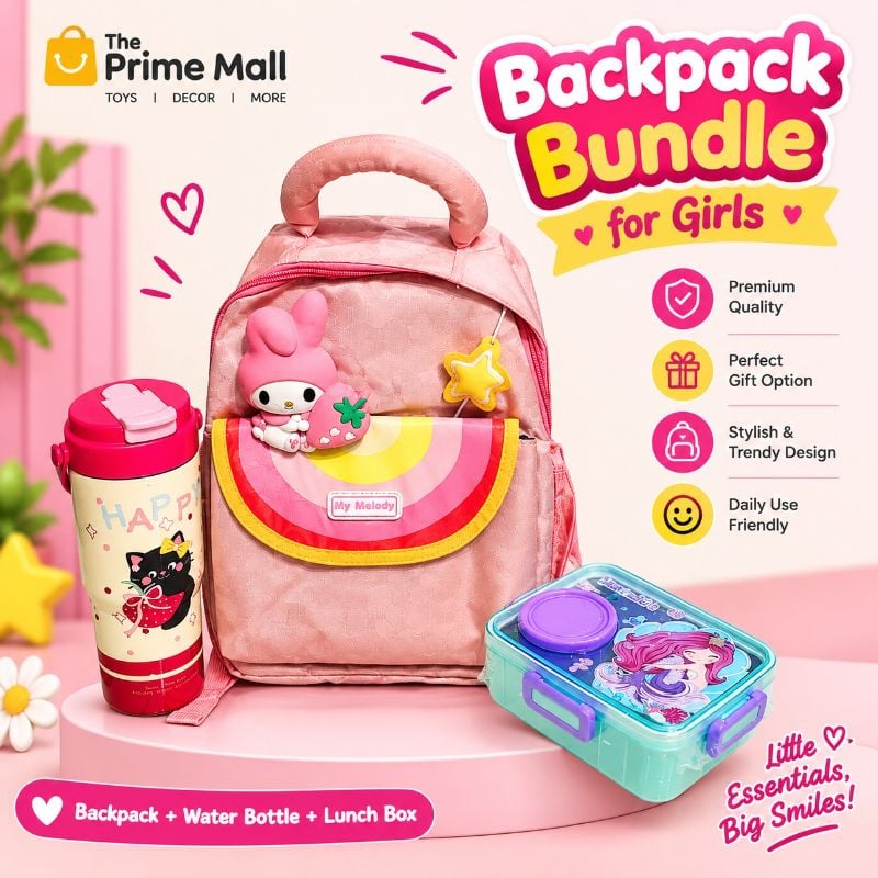 BagPack For Girls Bundle