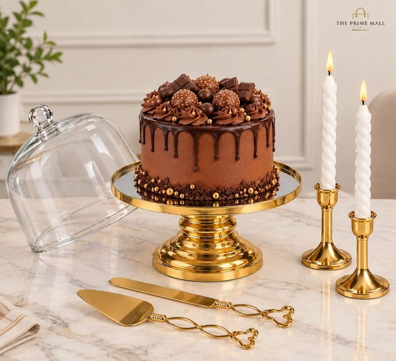 Elegant Gold Cake Stand Set