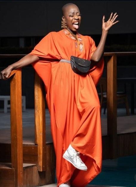 Grand boubou Orange