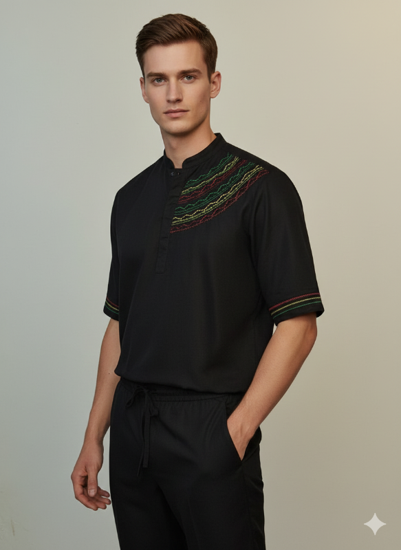 Tenues homme avec broderie