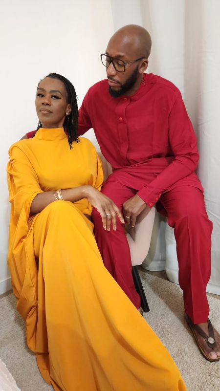 Couple : Robe Delfine + Ensemble Kevin