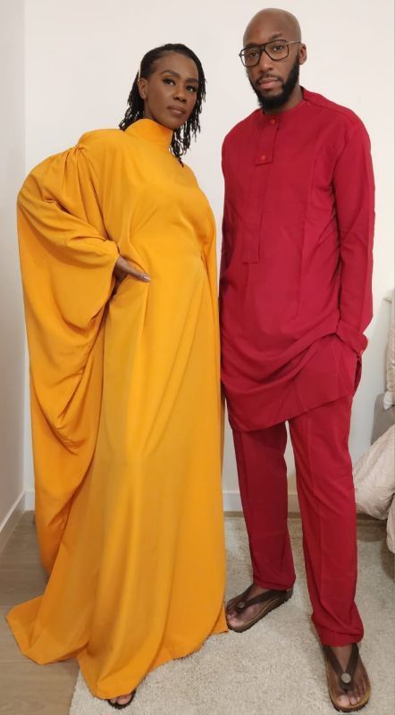 Couple : Robe Delfine + Ensemble Kevin