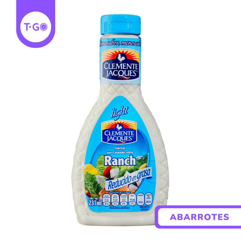 Aderezo Clemente Jacques Ranch light