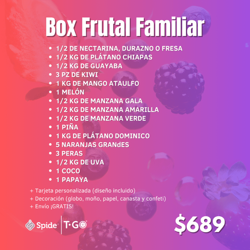 BOX Frutal Familiar