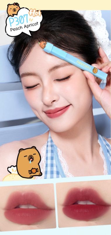 Colorkey X Orange Capybara Long-wear Lip Glaze