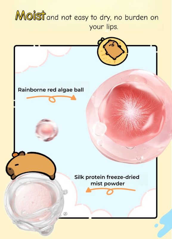 Colorkey X Orange Capybara Long-wear Lip Glaze