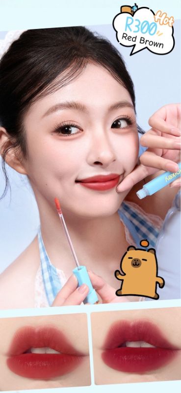 Colorkey X Orange Capybara Long-wear Lip Glaze