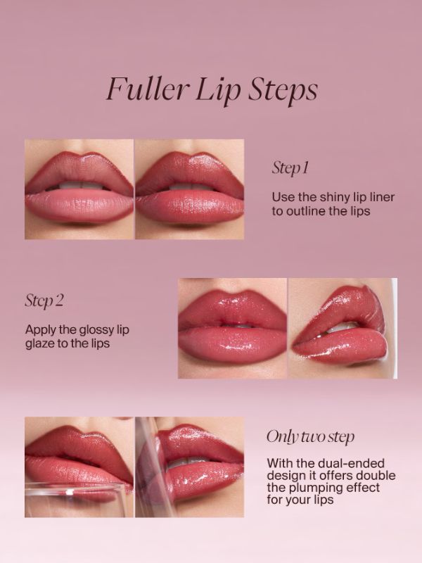 Plump & Glossy Dual Lip Combo