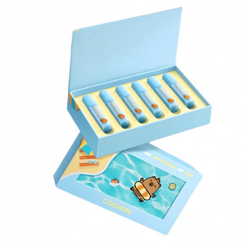Colorkey X Orange Capybara Water Lipstick Gift Set