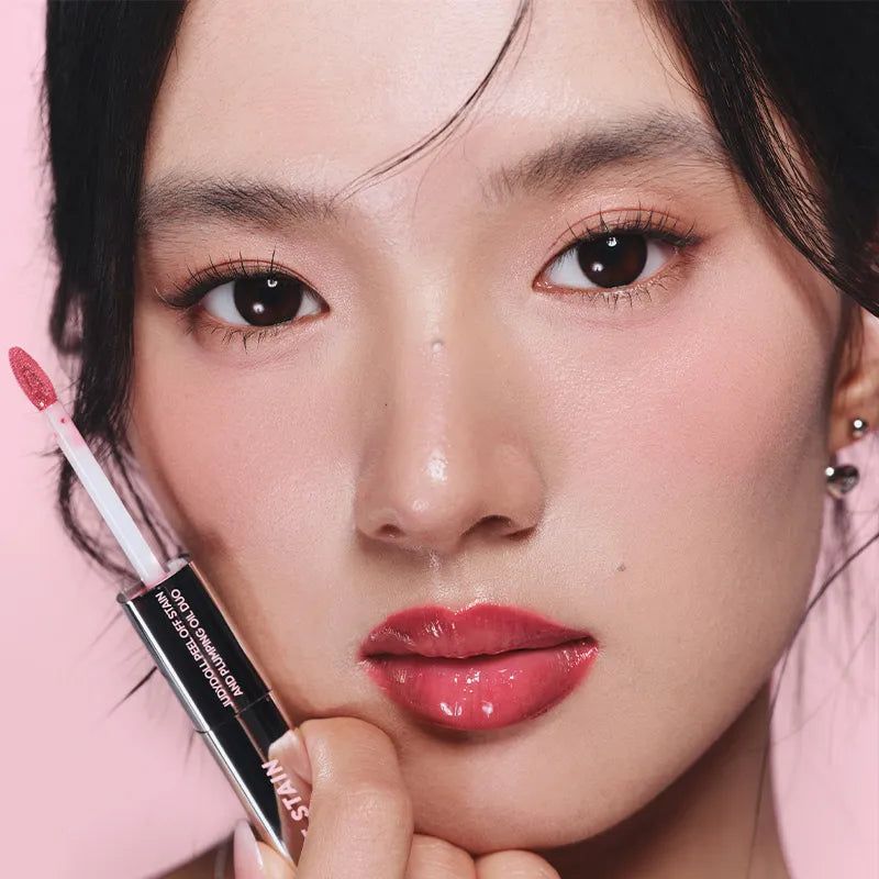 Peel Off Stain and Plumping Oil Duo