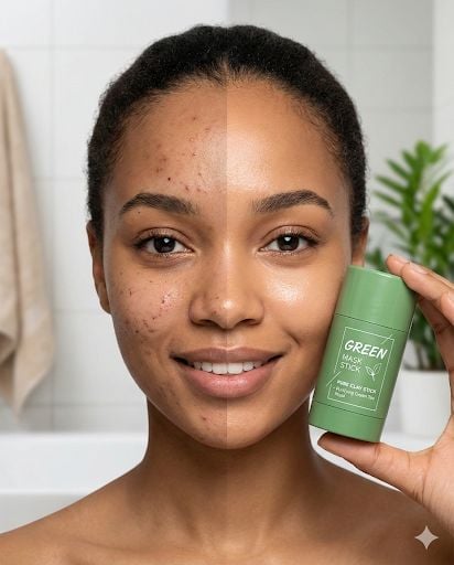 Green Mask Stick Masque
Purifiant Naturel pour une Peau Nette
