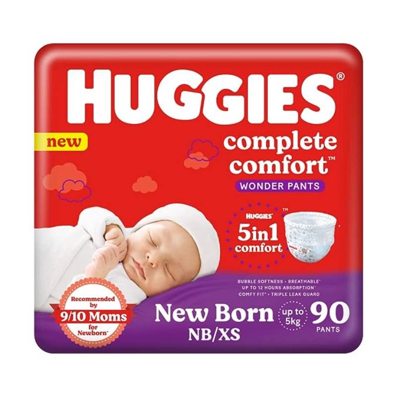 Huggies Complete Comfort Wonder Pants, Extra Small (90 count)