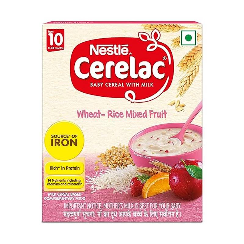 Cerelac Baby Cereal with Milk , Wheat - Rice Mixed Fruit 300g