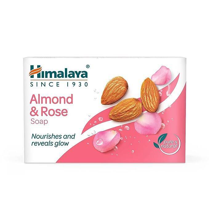 Himalaya Herbals  Almond & Rose Soap, 75gm