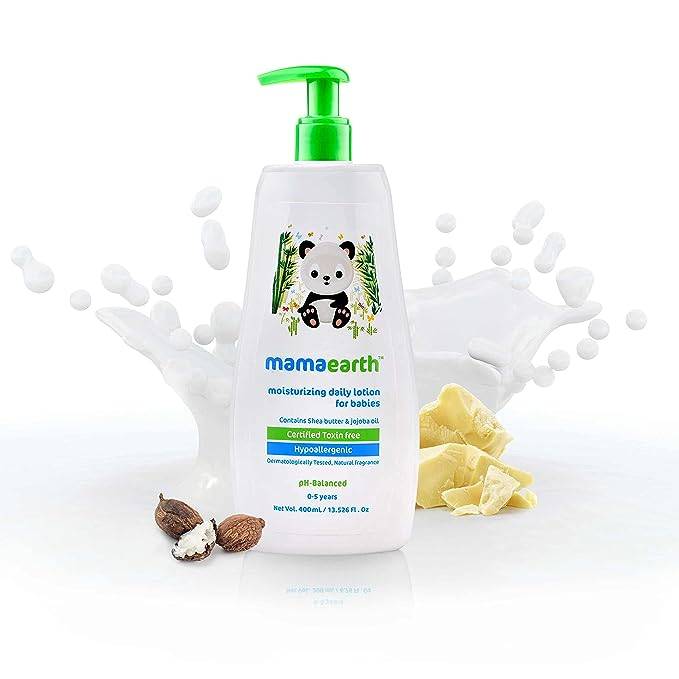 Mamaearth Daily Moisturizing Natural Baby Lotion (400 ml)