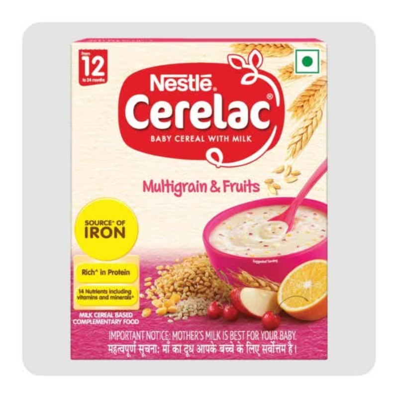 Cerelac Baby Cereal with Milk , Multigrain & Fruits 300g