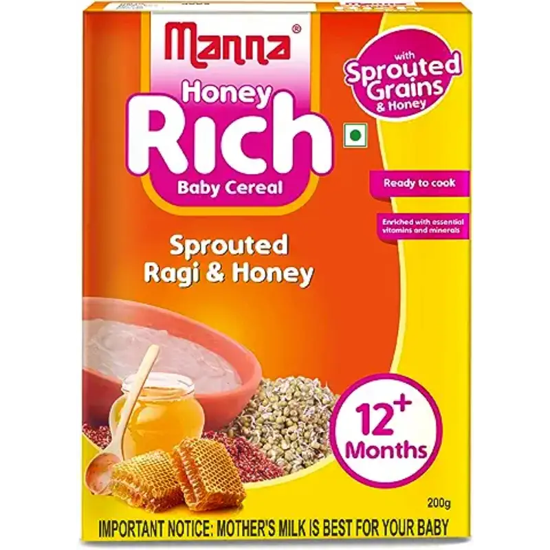 Manna Sprouted Ragi with Honey Powder 200g