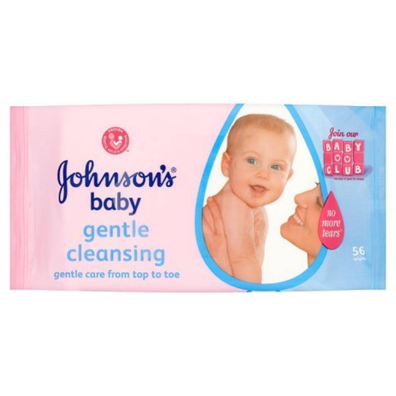 Johnson's Baby Gentle Cleansing Wipes (56 Pieces)