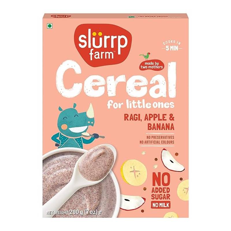 Slurrp Farm Ragi & Apple Cereal 200g