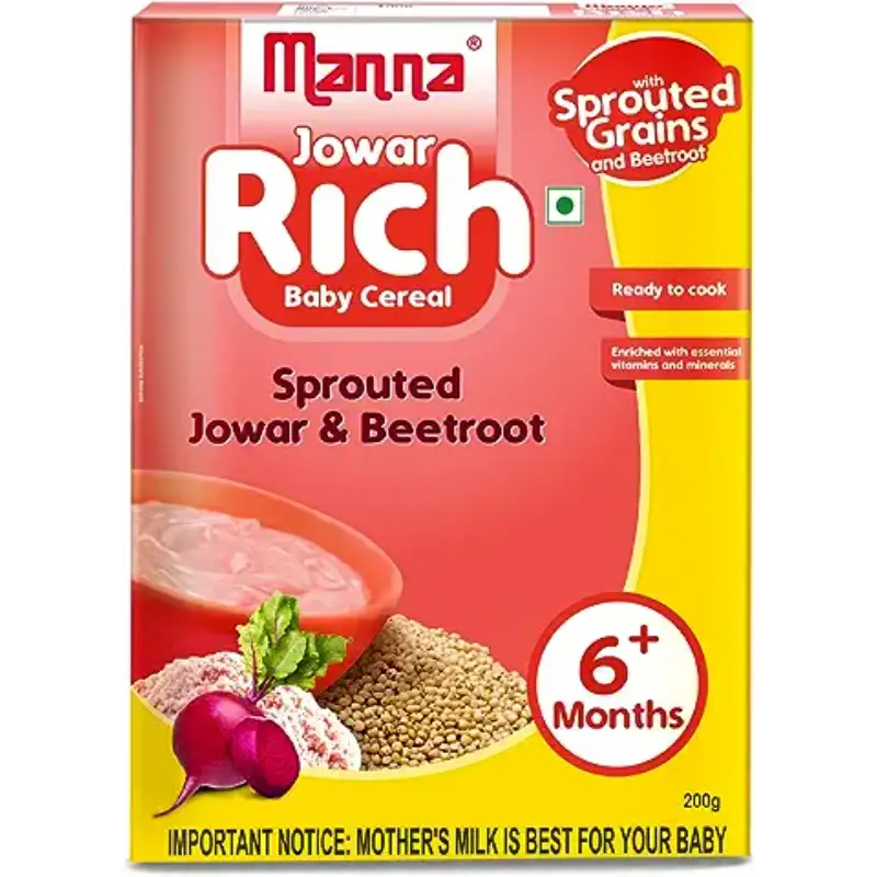 Manna Sprouted Jowar with Beetroot Powder 200g