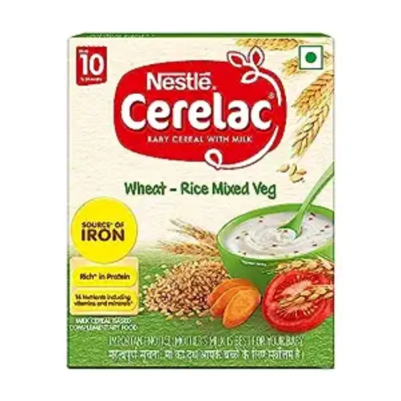 Cerelac Baby Cereal With Milk, Wheat-Rice Mixed Veg 300g